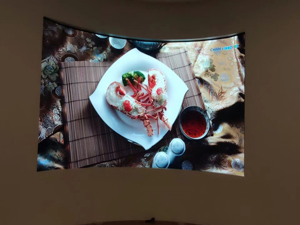 曲靖市室内P2.5弧形LED屏